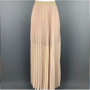 BCBG MAXAZRIA Tisa Colorblocked Pleated Maxi